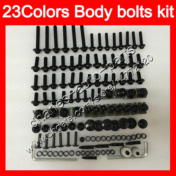 Fairing bolts full screw kit For HONDA CBR1100XX Blackbird 1100XX 1996 1997 1998 1999 2000 2001 96-07 Body Nuts screws nut bolt kit 25Colors