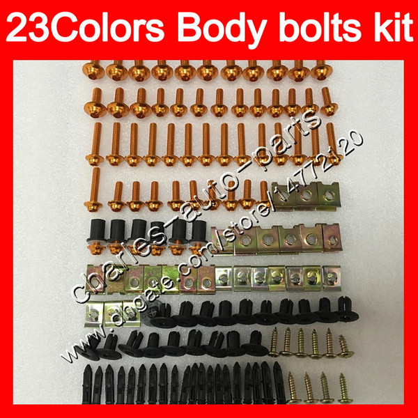 Fairing bolts full screw kit For SUZUKI RGV250 VJ21 VJ23 RGV 250 88 89 90 97 98 1988 1989 1997 1998 Body Nuts screws nut bolt kit 25Colors