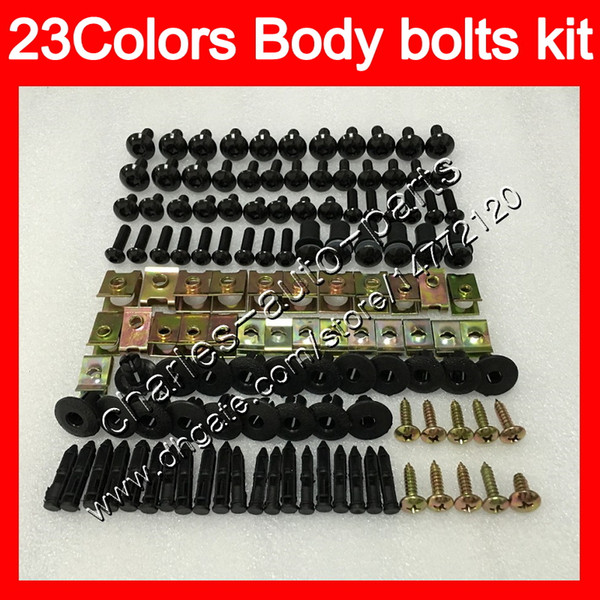 Fairing bolts full screw kit For SUZUKI GSXF650 GSX650F 08 09 10 11 12 13 2008 2009 2010 2011 12 2013 Body Nuts screws nut bolt kit 25Colors