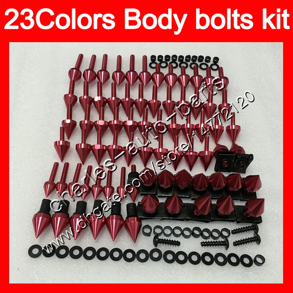 Fairing bolts full screw kit For HONDA CBR600F2 91 92 93 94 CBR600 F2 CBR 600 F2 1991 1992 1993 1994 Body Nuts screws nut bolt kit 25Colors