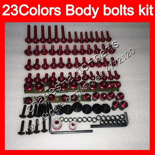 Fairing bolts full screw kit For HONDA CBR1100XX Blackbird 1100XX 2002 2003 2004 2005 2006 2007 96-07 Body Nuts screws nut bolt kit 25Colors