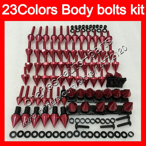 Fairing bolts full screw kit For KAWASAKI ZZR400 1993 1994 1995 1996 ZZR600 1997 1998 1999 2000 Body Nuts screws nut bolt kit 25Colors