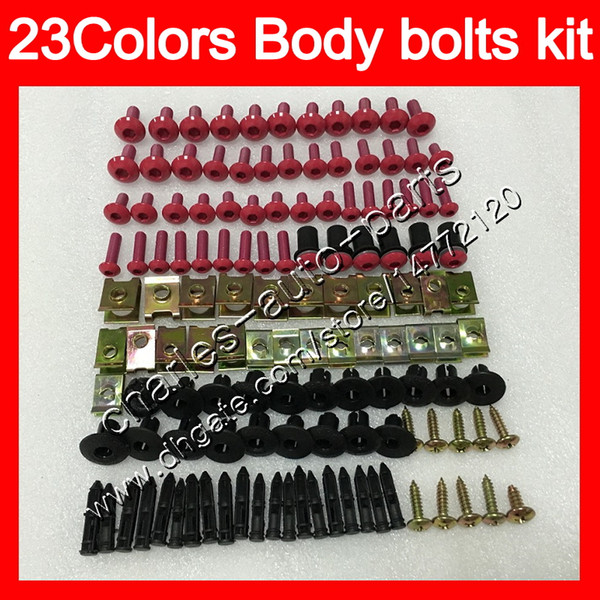 Fairing bolts full screw kit For KAWASAKI ZZR 250 1990 1991 1992 ZZR250 1993 1994 1995 98 1999 Body Nuts screws nut bolt kit 25Colors