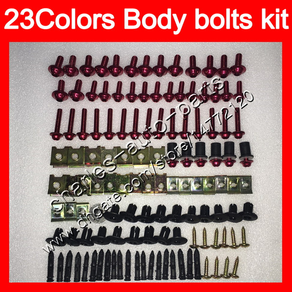 Fairing bolts full screw kit For KAWASAKI Z1000 03 04 05 06 07 08 09 10 11 12 13 KZ1000 03-13 Body Nuts screws nut bolt kit 25Colors