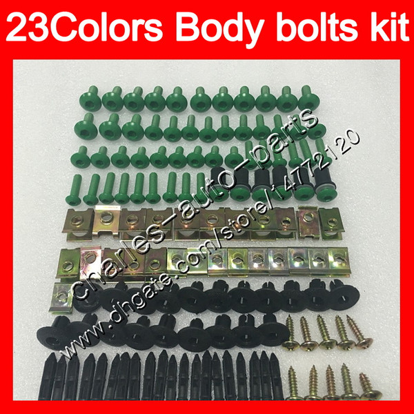 Fairing bolts full screw kit For KAWASAKI ZX9R 00 01 02 03 ZX-9R 9 R ZX 9R 2000 2001 2002 2003 Body Nuts screws nut bolt kit 25Colors