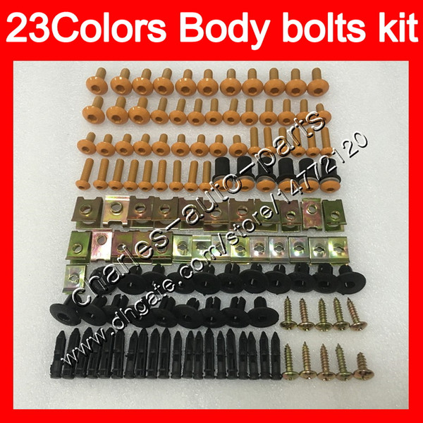 Fairing bolts full screw kit For KAWASAKI ZX 300R 13 14 15 ZX300R EX 300 EX300 2013 2014 2015Body Nuts screws nut bolt kit 25Colors