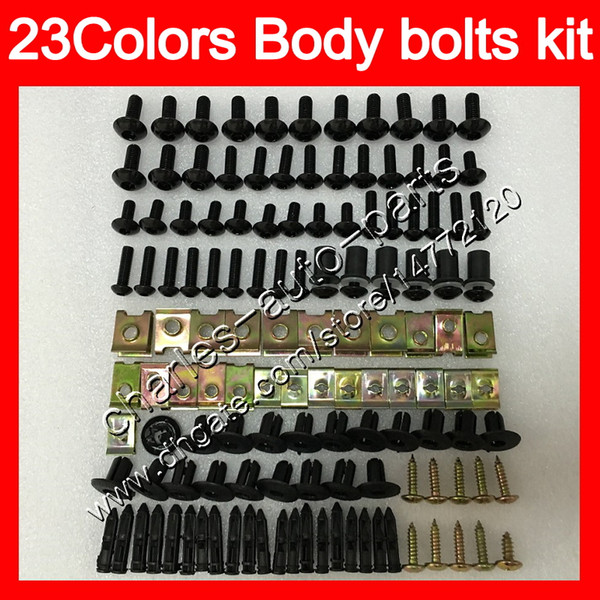 Fairing bolts full screw kit For KAWASAKI EX250 08 09 10 11 12 EX 250 2008 2009 2010 2011 2012 Body Nuts screws nut bolt kit 25Colors