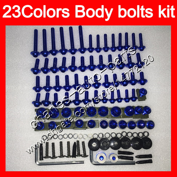 Fairing bolts full screw kit For KAWASAKI ZX6R 00 01 02 ZX 6R ZX 6 R 00 02 ZX-6R 2000 2001 2002 Body Nuts screws nut bolt kit 25Colors