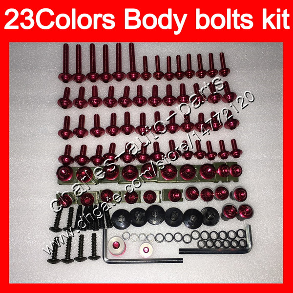 Fairing bolts full screw kit For Aprilia RSV1000R 99 00 01 02 RSV1000 R RSV 1000 1999 2000 2001 2002 Body Nuts screws nut bolt kit 25Colors