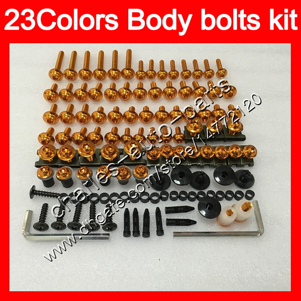 Fairing bolts full screw kit For Aprilia RSV1000R 03 04 05 06 RSV1000 R RSV 1000 2003 2004 2005 2006 Body Nuts screws nut bolt kit 25Colors