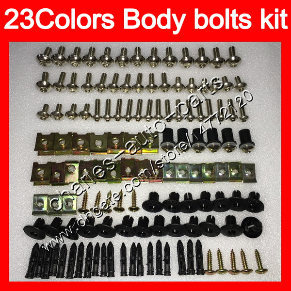 Fairing bolts full screw kit For Aprilia RS4 125 RS125 99 00 01 02 03 05 RS 125 1999 2000 2001 2005 Body Nuts screws nut bolt kit 25Colors