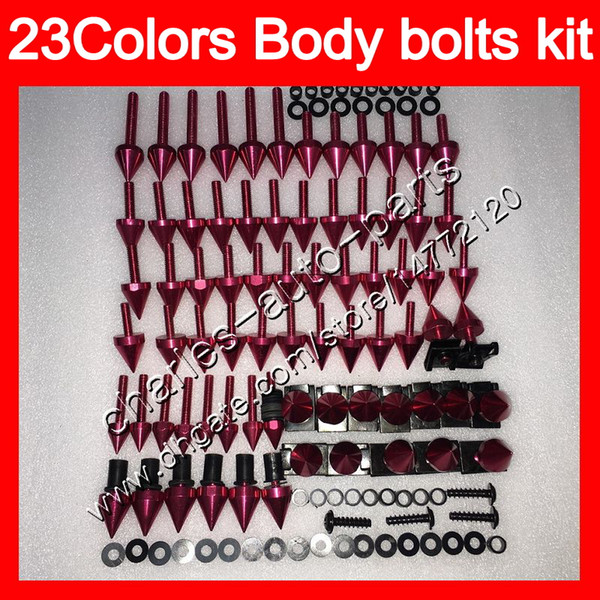 Fairing bolts full screw kit For DUCATI 748 853 916 996 998 96 97 98 99 00 01 02 1996 1997 1998 2002 Body Nuts screws nut bolt kit 25Colors