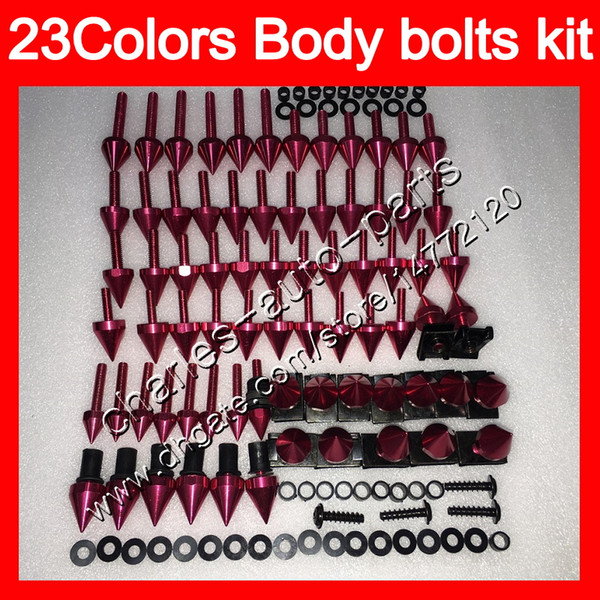 Fairing bolts full screw kit For YAMAHA YZF600R 1996 1997 1998 1999 00 YZF 600R 2002 2003 2004 2007 Body Nuts screws nut bolt kit 25Colors