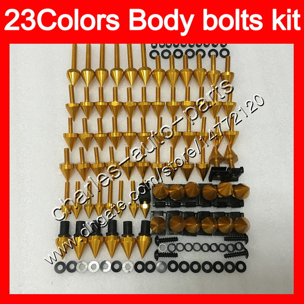 Fairing bolts full screw kit For YAMAHA YZFR6S 06 07 08 09 YZF-R6S YZF600 YZF R6S 2006 2007 2008 2009 Body Nuts screws nut bolt kit 25Colors