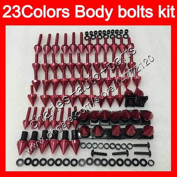 Fairing bolts full screw kit For YAMAHA YZF600R 96 97 98 99 00 01 YZF-600R YZF 600R 02 03 04 05 06 07 Body Nuts screws nut bolt kit 25Colors