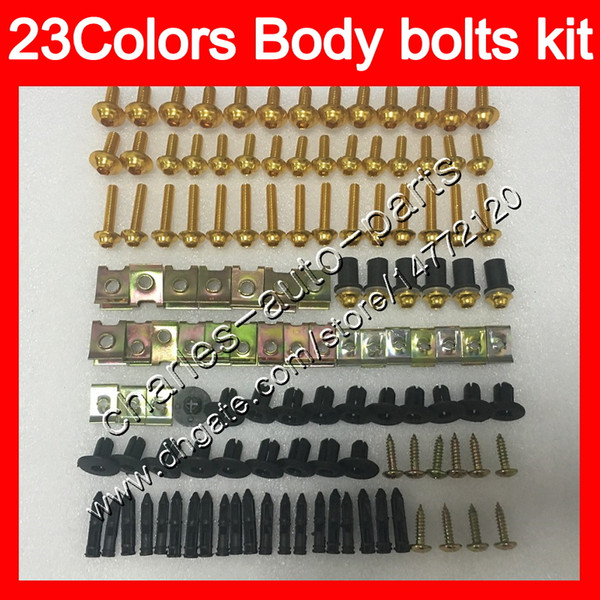 Fairing bolts full screw kit For HONDA NSF100 06 07 08 09 10 NSF 100 NSF-100 2006 2007 2008 2009 2010 Body Nuts screws nut bolt kit 25Colors