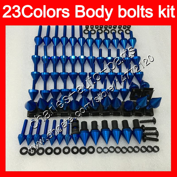 Fairing bolts full screw kit For KAWASAKI ZX12R 02 03 04 05 06 ZX 12R ZX-12R 2002 2003 2004 2005 2006 Body Nuts screws nut bolt kit 25Colors