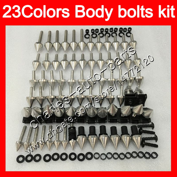 Fairing bolts full screw kit For KAWASAKI ZZR1400 06 07 08 09 10 11 ZZR 1400 2006 2007 2008 2009 2011 Body Nuts screws nut bolt kit 25Colors