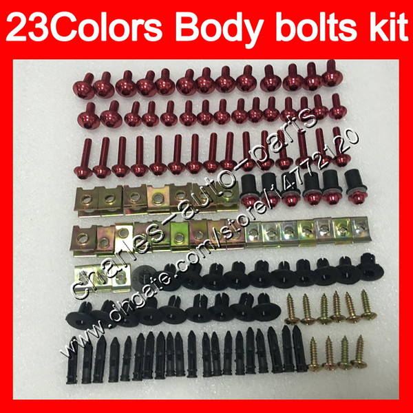 Fairing bolts full screw kit For YAMAHA FZR400 89 90 FZR400R FZR400 R FZR 400R FZR 400 R 1989 1990 Body Nuts screws nut bolt kit 25Colors