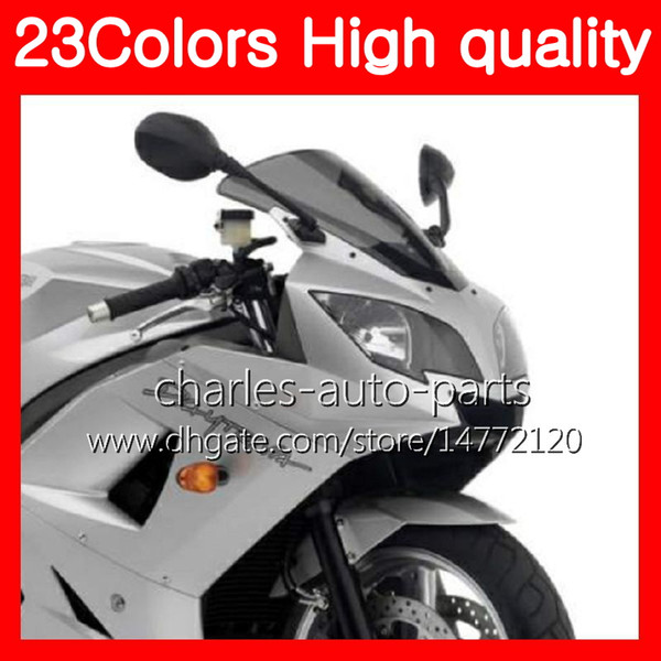 100%New Motorcycle Windscreen For Triumph Daytona 600 03 04 05 Daytona600 Daytona 650 2003 2004 2005 Chrome Black Clear Smoke Windshield