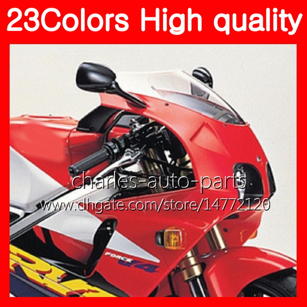 100%New Motorcycle Windscreen For HONDA VFR400RR 94 95 96 97 98 NC35 VFR400 RR 1994 1995 1996 97 1998 Chrome Black Clear Smoke Windshield