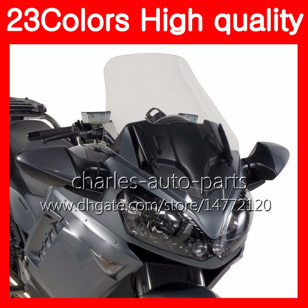 100%New Motorcycle Windscreen For KAWASAKI GTR1400 08 09 10 11 GTR 1400 2008 2009 2011 GTR-1400 Chrome Black Clear Smoke Windshield