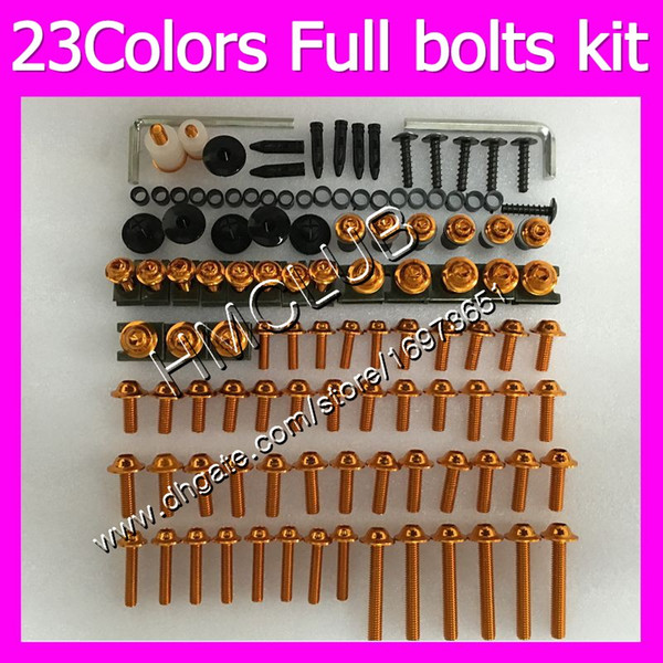 Fairing screws Full bolts kit For HONDA CBR893RR 89 90 91 92 93 CBR900RR CBR893 RR 1989 1990 1991 1993 MC119 OEM Body Nuts bolt screw Nut