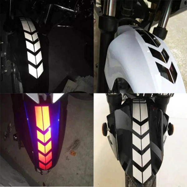 34*5.5cm Motorcycle jacquard sports car stripes reflective stickers car fender stickers retrofitting car stickers