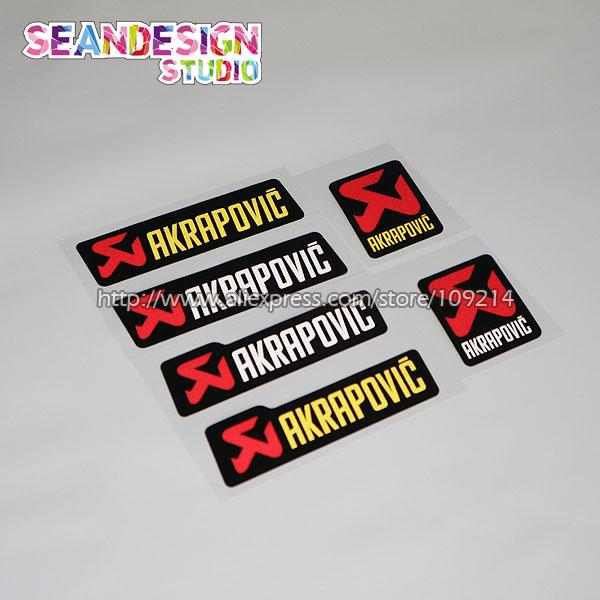 Akrapovic AK exhaust motorcycle motor bike Sticker Decal Reflective Waterproof M05