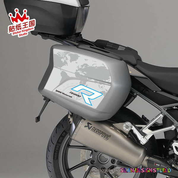 For BMW Motorrad 2015-2018 R1200R R1200RS S1000XR Side Case Kit Sticker Motorcycle Motor Bkie Waterproof Decal 24