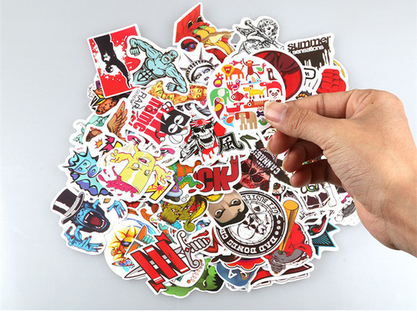 400 Pcs Do Not Repeated Mixed Funny Cartoon Stickers for Phone Skateboard Luggage Car Styling DIY Decals Laptop Doodle Decoration Sticker