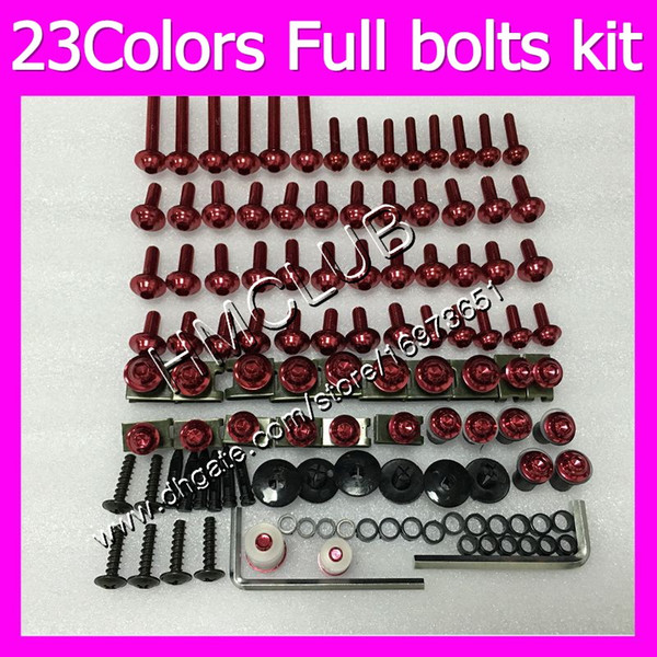 Fairing screws Full bolts kit For SUZUKI TL1000R 98 99 00 01 02 03 TL1000 R 1998 1999 2000 2002 2003 MC146 OEM Body Nuts bolt screw Nut kit