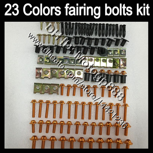 OEM Body full bolts kit For HONDA CBR893RR 89 90 91 92 93 CBR900RR CBR893 RR 1989 1990 1991 1993 GP119 Fairing Nuts screw bolt screws Nut