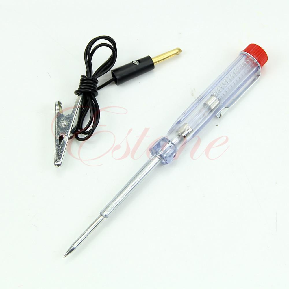 P80 New DC 6V-24V 12V Auto Car Motorcycle Circuit Voltage Tester Pen