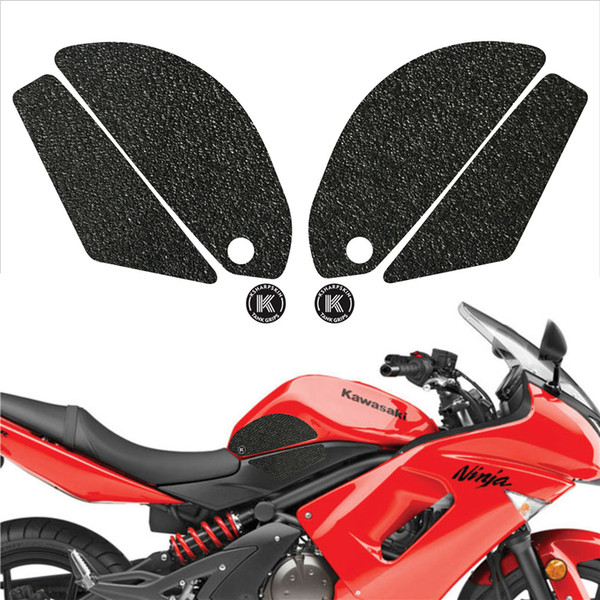 Motorcycle tank grip fuel tank traction pad side knee grip protector KSHARPSKIN for KAWASAKI 06-08 NINJA 650R 06-11 ER-6F ER-6N