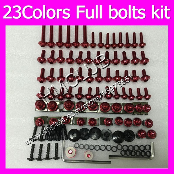 Fairing screws Full bolts kit For HONDA CBR919RR 98 99 CBR900RR CBR 919 RR 919RR CBR919 RR 1998 1999 MC121 OEM Body Nuts bolt screw Nut kit