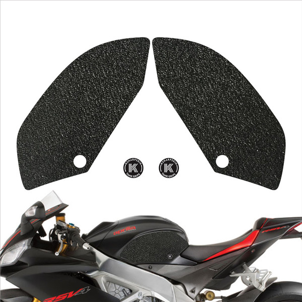 Motorcycle fuel tank pad tank grip protection sticker KSHARPSKIN knee grip side applique for APRILIA 09-10 RSV4 R FACTORY APRC