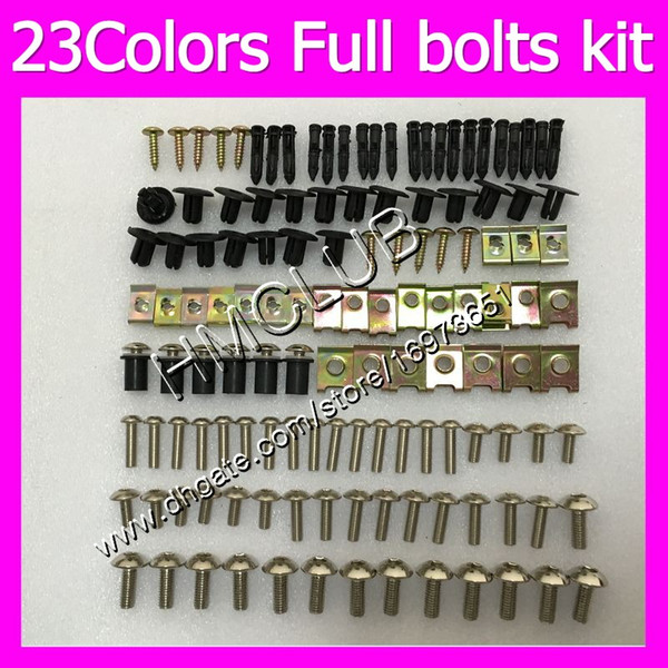 Fairing screws Full bolts kit For DUCATI 848 1098 1198 07 08 09 10 12 848S 1098S 1198S 2007 2008 2009 MC168 OEM Body Nuts bolt screw Nut kit