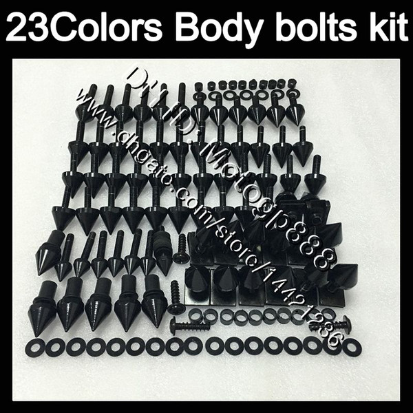 Fairing bolts full screw kit For KAWASAKI NINJA ZX6R 03 04 05 06 ZX-6R 6 R ZX 6R 2003 2004 2005 2006 Body Nuts screws nut bolt kit 23Colors