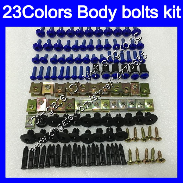 Fairing bolts full screw kit For YAMAHA R6 YZFR6 06 07 YZF-R6 06-07 YZF600 YZF 600 YZF R6 2006 2007 Body Nuts screws nut bolt kit 25Colors