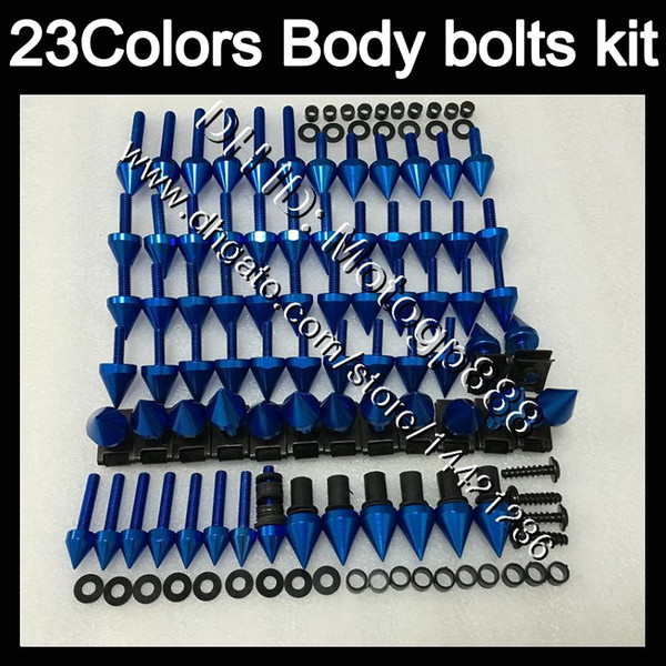 Fairing bolts full screw kit For KAWASAKI NINJA ZX7R 96 97 98 ZX-7R ZX750 ZX 7R 1996 1997 1998 1999 Body Nuts screws nut bolt kit 23Colors