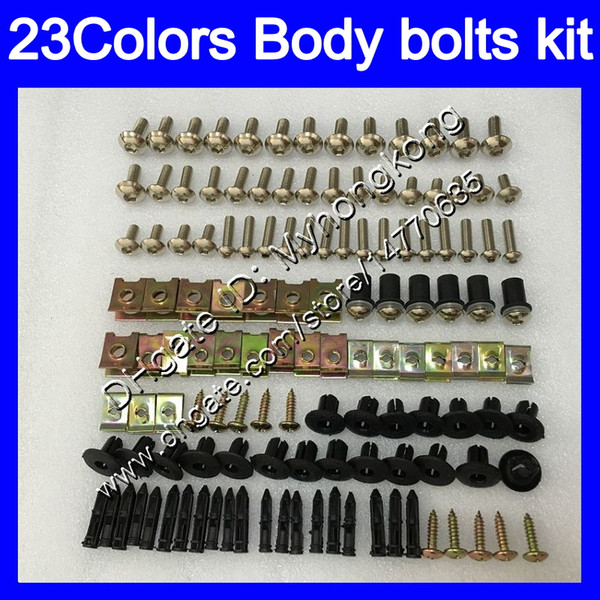 Fairing bolts full screw kit For KAWASAKI NINJA ZX12R 00 01 ZX 12 R 00-01 ZX 12R ZX-12R 2000 2001 Body Nuts screws nut bolt kit 25Colors