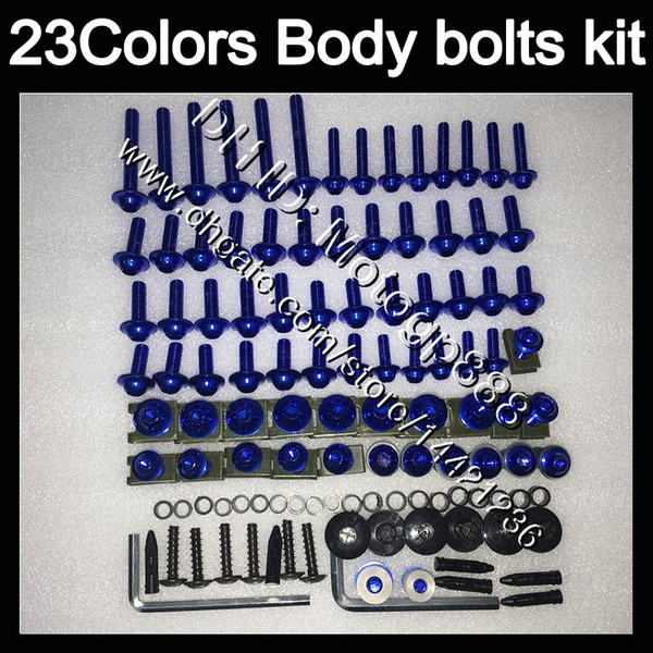 Fairing bolts full screw kit For HONDA CBR600F4 99 00 99-00 CBR600 F4 CBR 600 F4 CBR 600F4 1999 2000 Body Nuts screws nut bolt kit 23Colors