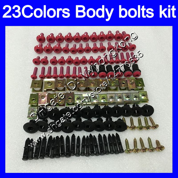 Fairing bolts full screw kit For YAMAHA R6 YZFR6 08 09 10 11 YZF-R6 YZF600 YZF R6 2008 2009 2010 2011 Body Nuts screws nut bolt kit 25Colors