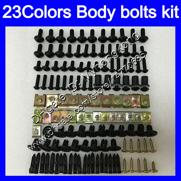 Fairing bolts full screw kit For HONDA VTR1000 2000 2001 2002 2003 04 2005 2006 RC51 SP1 SP2 VTR 1000 Body Nuts screws nut bolt kit 25Colors