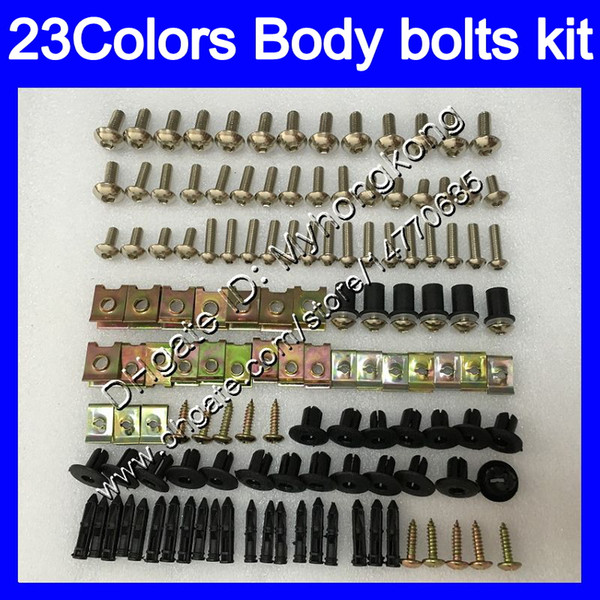 Fairing bolts full screw kit For YAMAHA R6 YZFR6 03 04 05 YZF-R6 YZF600 YZF 600 YZF R6 2003 2004 2005 Body Nuts screws nut bolt kit 25Colors