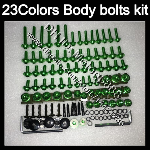 Fairing bolts full screw kit For KAWASAKI ZX14R 12 13 14 15 ZZR1400 ZX 14R ZX-14R 2012 2013 2014 2015 Body Nuts screws nut bolt kit 23Colors