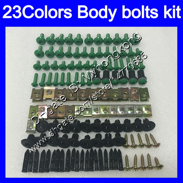 Fairing bolts full screw kit For KAWASAKI NINJA ZX10R 12 13 14 15 ZX 10R ZX-10R 2012 2013 2014 2015 Body Nuts screws nut bolt kit 25Colors