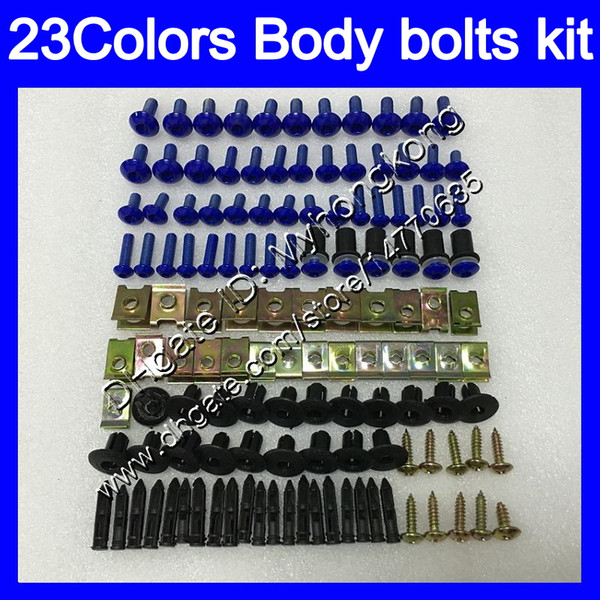 Fairing bolts full screw kit For KAWASAKI NINJA Z1000 03 04 05 06 07 08 09 10 11 12 13 KZ1000 03-13 Body Nuts screws nut bolt kit 25Colors