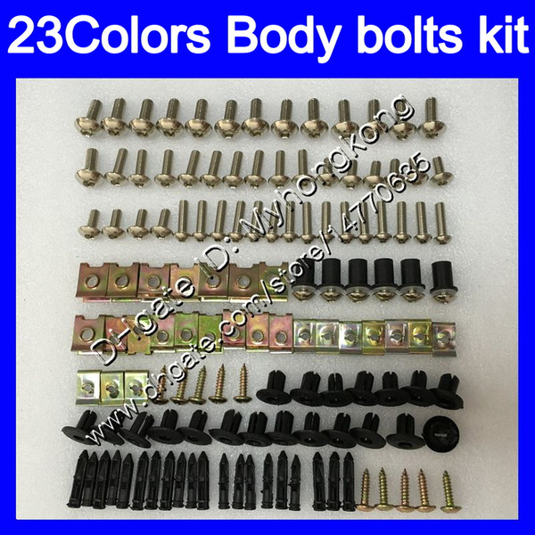 Fairing bolts full screw kit For HONDA CBR1100XX Blackbird 96 97 98 99 00 01 02 03 04 05 06 07 1100XX Body Nuts screws nut bolt kit 25Colors